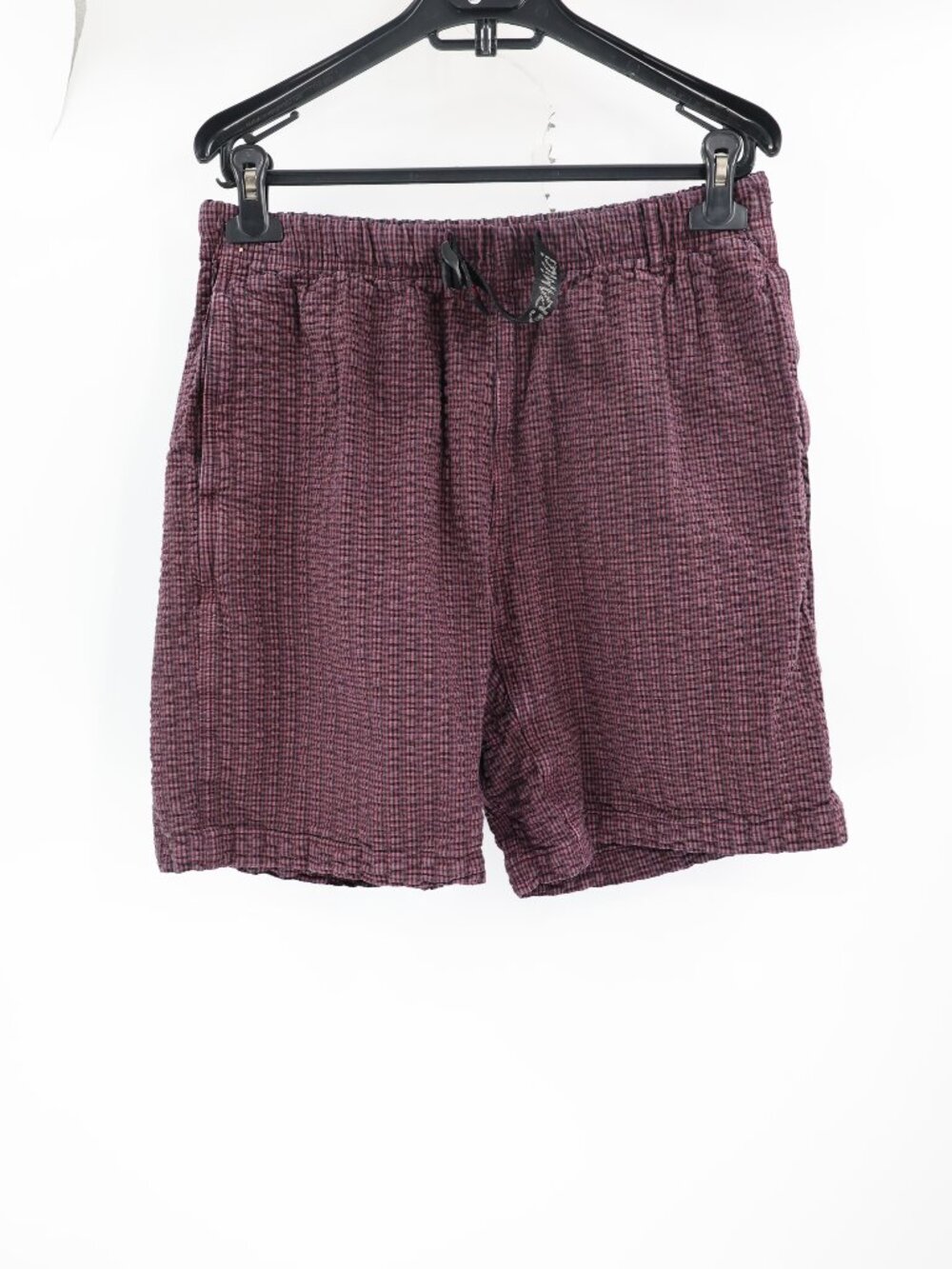 Gramicci Shorts Mens Medium W30-34 Seersucker Stripe Ring Spun Hiking Belted USA